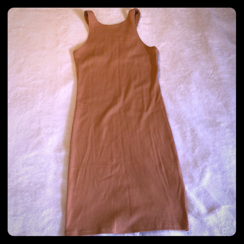 Nude Body Con Dress